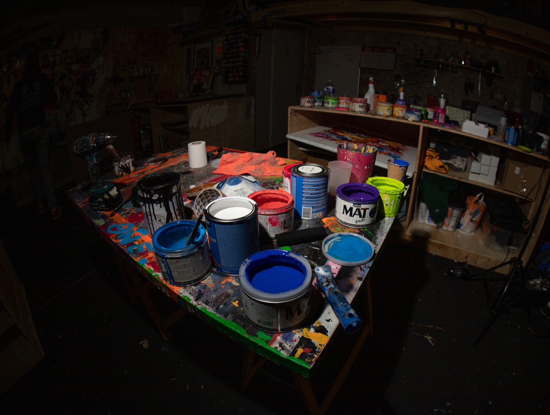 Installation view detail from Nicolas Herbé's gallery archive.